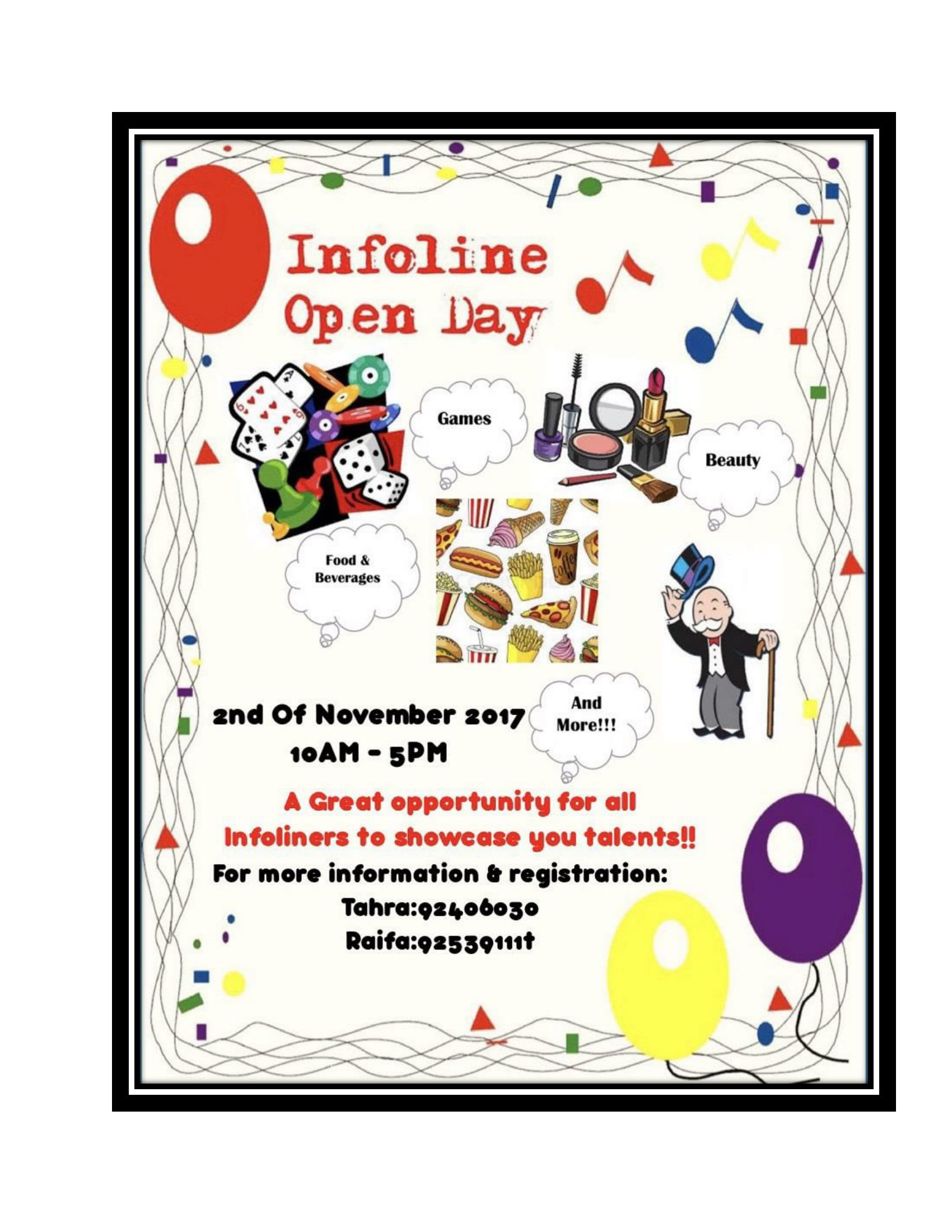 Infoline organises Open Day